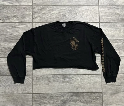 Top corto Y2K Santa Cruz Lady of Guadalupe Pray For Me negro para mujer XL Foto 1 de 4