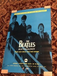 Beatles Anthology Poster 27x40 inch abc tv promo advertising 1995 - Picture 1 of 4