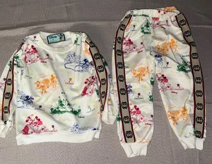 Gucci Kinder Outfit Seide Mickey (Beschreibung lesen) - Bild 1 von 7
