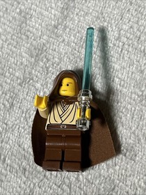 Lego Star Wars Young Obi-Wan Kenobi Minifigure sw0024 7161 Yellow Head