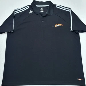 TEAM ISSUED adidas Climalite JR Motorsports NASCAR black polo shirt Men's 3XL - Picture 1 of 7