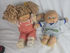 VINTAGE CAVOLO PATCH BAMBINI BAMBOLE COLECO LOTTO DI 2 - Foto 1 di 18