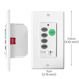 New UC9050T Ceiling Fan Wall Remote Control Dip Switch For Harbor Breeze Hampton - Picture 1 of 7