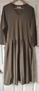 Masai cotton jersey dress, drop waist with pockets New S or M - Picture 1 of 1