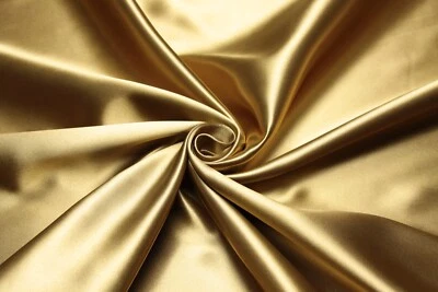 Verdunkelungsstoff 299cm Vorhangstoff Thermogardine Blackout Gardinenstoff Gold - Bild 1 von 4