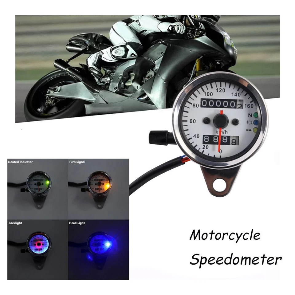 Motorcycle LED Speedometer Gauge for Honda Shadow 1100 VT1100 American Classic - Imagem 1 de 4