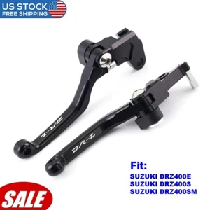 For 2009-2024 SUZUKI DRZ400E DRZ400S DRZ400SM CNC Hand Pivot Brake Clutch Levers - Bild 1 von 12