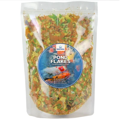 Sakana High Protein Multi-Pond Flakes Complete Balanced Cold Water Fish Food