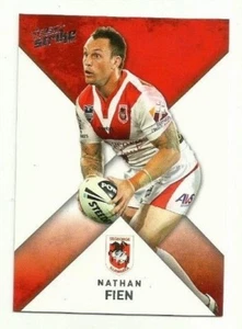 2011 NRL SELECT STRIKE ST GEORGE DRAGONS NATHAN FIEN COMMON # 142 CARD - Picture 1 of 1