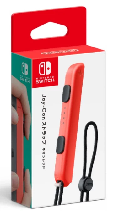 Nintendo Switch Joy-Con Strap Neon Red Japan NEW - Image 1 of 1