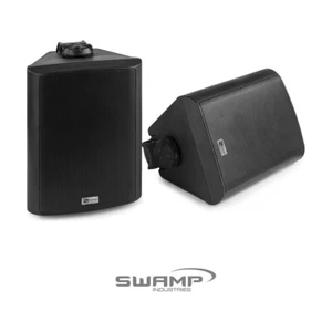 Power Dynamics BC50V 5" Indoor Outdoor Speaker Pair Black - 100V 8ohm 5.25" IPX5 - Picture 1 of 7