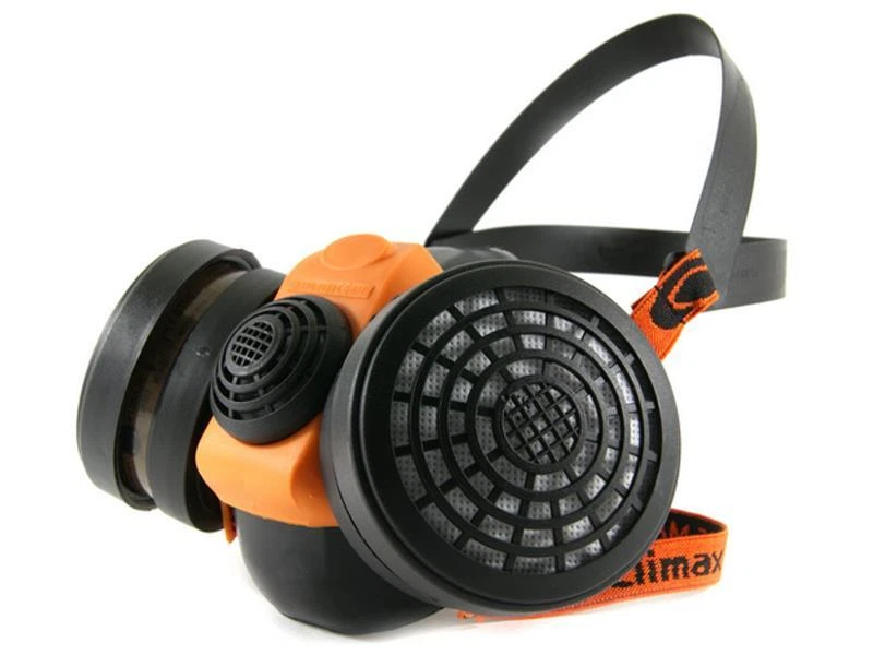 CLIMAX Profi Atemschutz mit Filtern A2 Halbmaske Atemschutzmaske Atemmaske Gasmaske