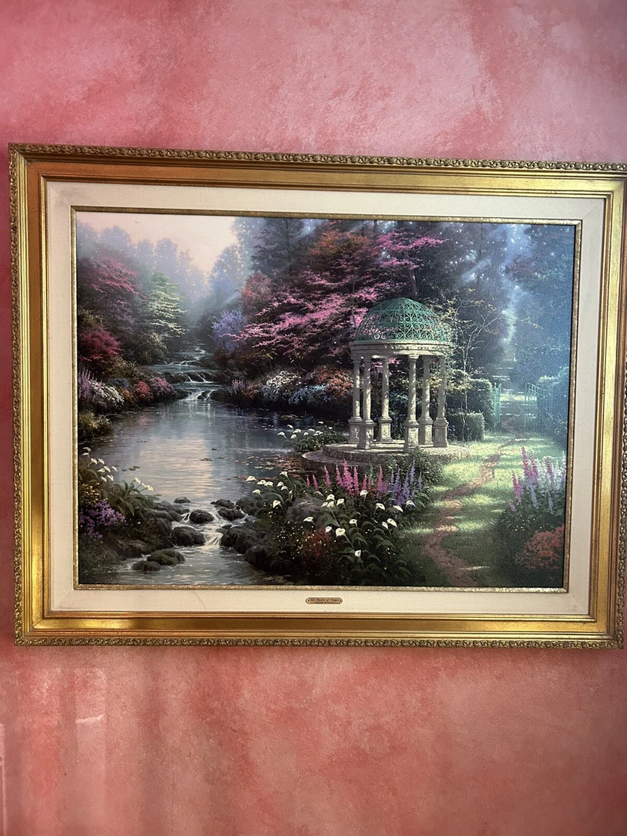 Thomas Kinkade Garden Of Prayer In Art Paintings for sale | eBay