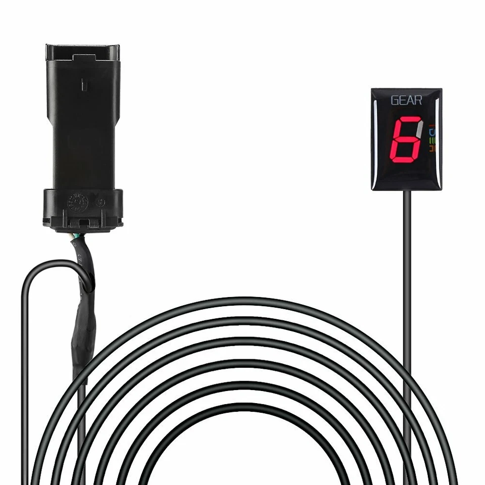 Motorcycle Gear Indicator RED LED Display for Ducati Monster Scrambler Superbike - Image 1 of 4