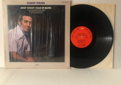 Faron Young JUST WHAT I HAD IN MIND Original 1972 Mercury Shrink NM/VG+ - Image 1 of 4