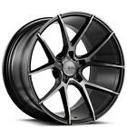 (4) 20" Savini Wheels Black Di Forza Bm14 Gloss Black With Ddt Rims (B5)