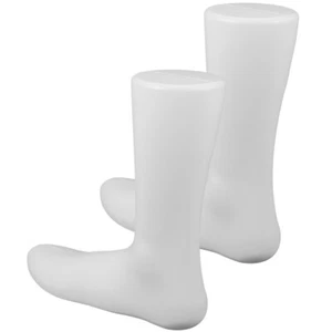 2 Pcs Fußmodellschuhmodell Männer Und Frauen Mannequin-Fuß Schneiderpuppe - Bild 1 von 12
