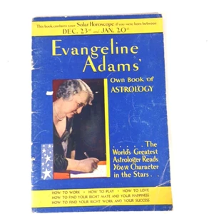 Capricorn Evangeline Adams Own Book Of Astrology Born Between Dec 23-Jan 20 - Imagen 1 de 5