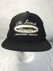 Baseball-Truckermütze Kappe schwarz Mesh McIninch Limousine Service Pontiac Michigan - Bild 1 von 6