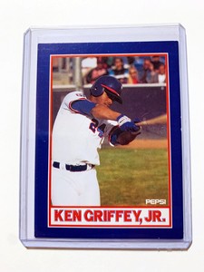 Ken Griffey Jr ... 1991 Pepsi Set 1-8 w/Griffey Sr ... VINTAGE