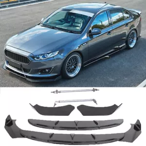 Car Front Bumper Lip Splitter Body Kits + Strut Rods For Ford Falcon FG BA BF - Picture 1 of 17