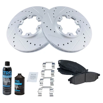 Kit de frenos de disco delanteros para Nissan Frontier, Xterra 2000-2004 3,3 L tracción trasera Foto 1 de 4
