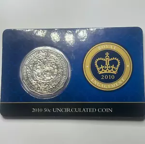 2010 50 Fifty Cent Coin - Royal Engagement - Uncirculated in RAM Card - Picture 1 of 2