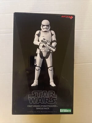 ArtFx Kotobukiya Star Wars First Order Stormtrooper Single Open Box But New - Image 1 of 4