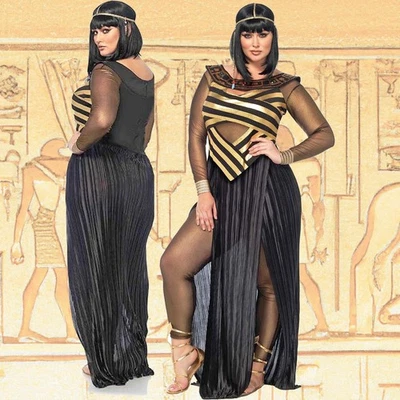 Plus Nile Queen Costume Womens Sizes 3x 4x Halloween Cosplay Roleplay - Image 1 of 4