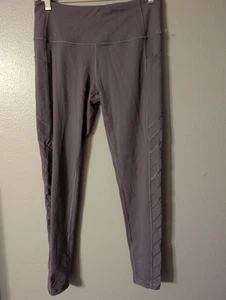 Victoria Sport Knockout Leggings Medium Gray Mesh Panel High Waist - Picture 1 of 9