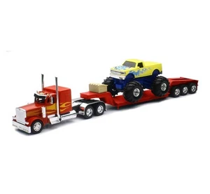 New-Ray New 1:32 NEWRAY Truck & Trailer Collection - RED Peterbilt Model 379 ... - Picture 1 of 2