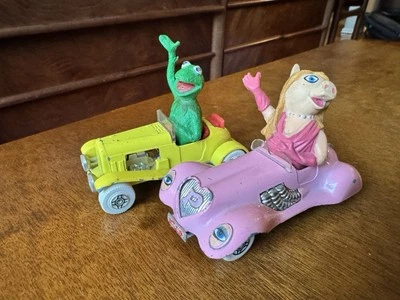 VTG 70’s Muppets Corgi Miss Piggy Kermit Pink Diecast Car Made in Britain Henson - Image 1 of 4