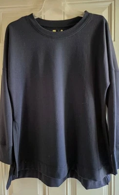 Top tejido elástico XERSION - M - cuello redondo, espalda polar, mangas largas raglán, ventiladas Foto 1 de 4