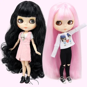 ICY DBS Blyth Doll 1/6 Bjd Toy Joint Body White Skin Shiny & Matte Face 30cm - Foto 1 di 31