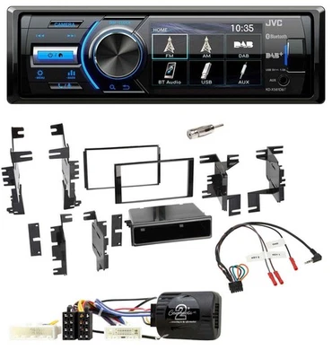 JVC Bluetooth Lenkrad USB DAB Autoradio für Nissan Cube ab 2009 Frontier ab 2013 - Bild 1 von 4