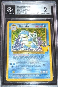 Pokémon Celebrations Blastoise Holo 2021 #2/102 BGS 9 (mejor que PSA) - Imagen 1 de 1