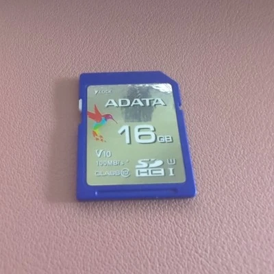 ADATA 16GB Original SD TF V10 Flash SDHC I Memory Card Class10 C10 100MB/s Works - Image 1 of 4
