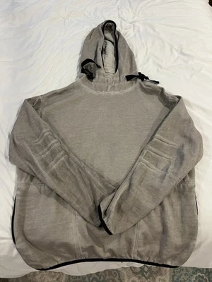 Urban Outfitters Sudadera Gris Sudadera con Capucha con Correas Ajustables | Para Hombre M Foto 1 de 3