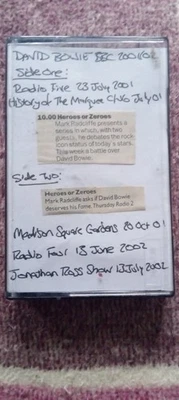 DAVID BOWIE 2001 2002 UK RADIO Compilation cassette tape Jonathan Ross Mick Rock - Image 1 of 3