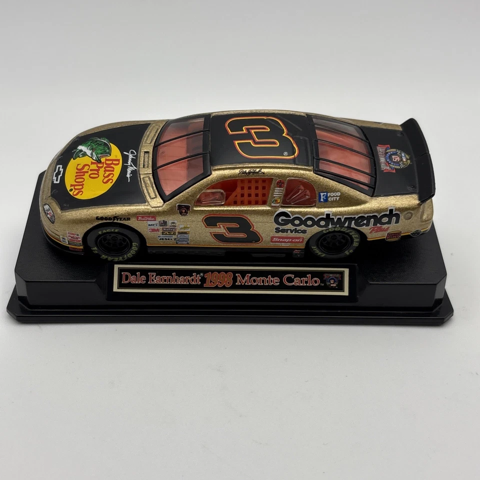 VTG #3 Dale Earnhardt 1998 Bass Pro Shops Monte Carlo 1:43 Diecast Hasbro NASCAR - Image 1 of 4