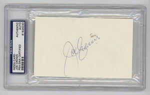 Joe Cronin Signed Index Card. PSA. Boston Red Sox Hall of Famer - Picture 1 of 2