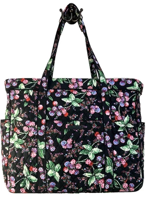 VERA BRADLEY~Get Carried Away Large Tote Bag~Carry On~WINTER BERRY~RARE~NWT!! - Image 1 of 4