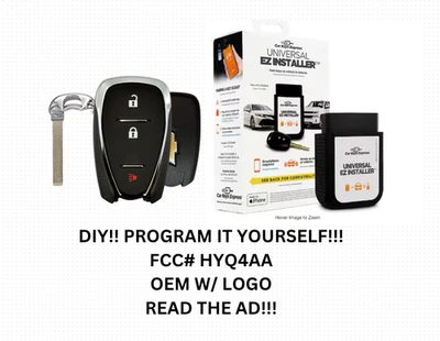 ¡¡Hágalo usted mismo!! Chevrolet Equinox 2018-2020 llave inteligente de 3 botones 13529665 HYQ4AA fabricante de equipos originales como nueva Foto 1 de 3