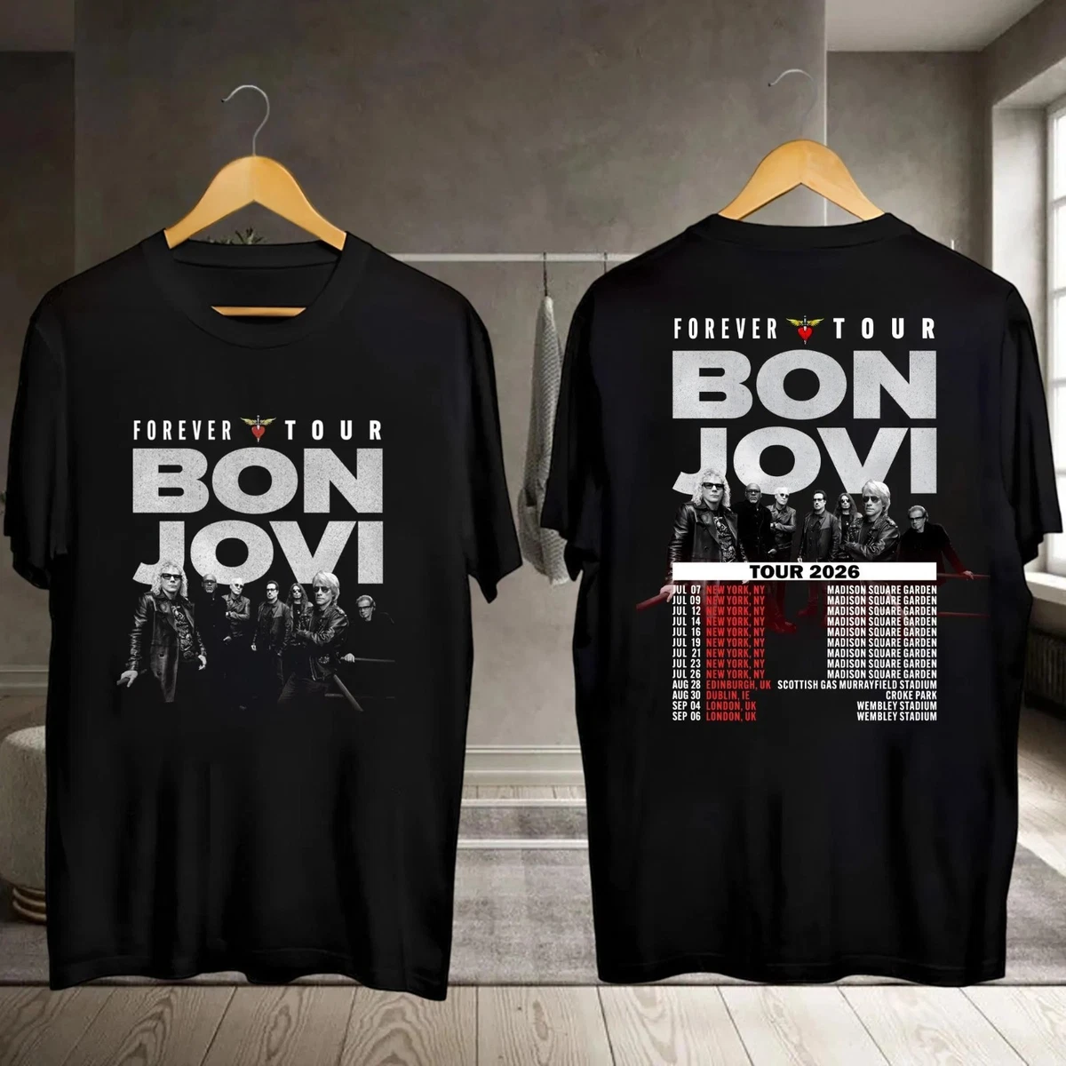 bon jovi tour shirt products for sale | eBay