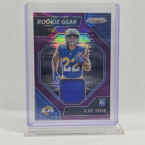 2024 Panini Prizm #RG-BCM Blake Corum Rookie Gear Purple Pulsar - Bild 1 von 2