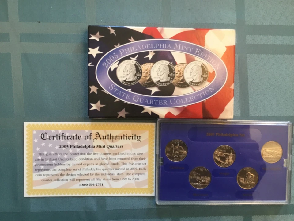 2005 CSN State Quarter Set Philadelphia Mint  - Image 1 of 1