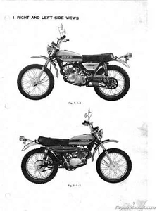 1971 – 1976 Suzuki TS185 Sierra Supplemental Motorcycle Service Manual - Picture 1 of 1