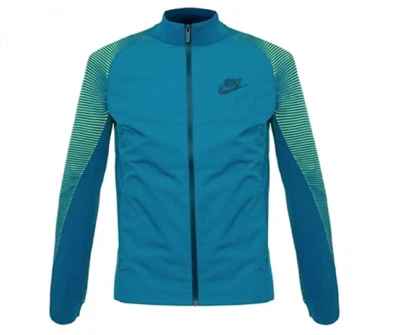 Chaqueta universitaria Nike Tech Knit Dynamic Reveal para hombre 828476 azul talla XL Foto 1 de 4