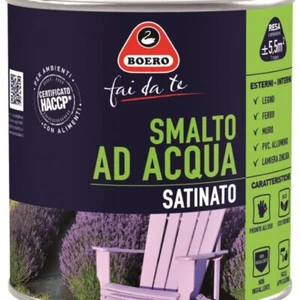 BOERO - SMALTO SATINATO ACQUA ZUCCA 0,500LT - Foto 1 di 2