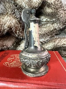 Ronson Vintage Decanter Table Lighter Silver Plate 1940's Untested - Picture 1 of 12